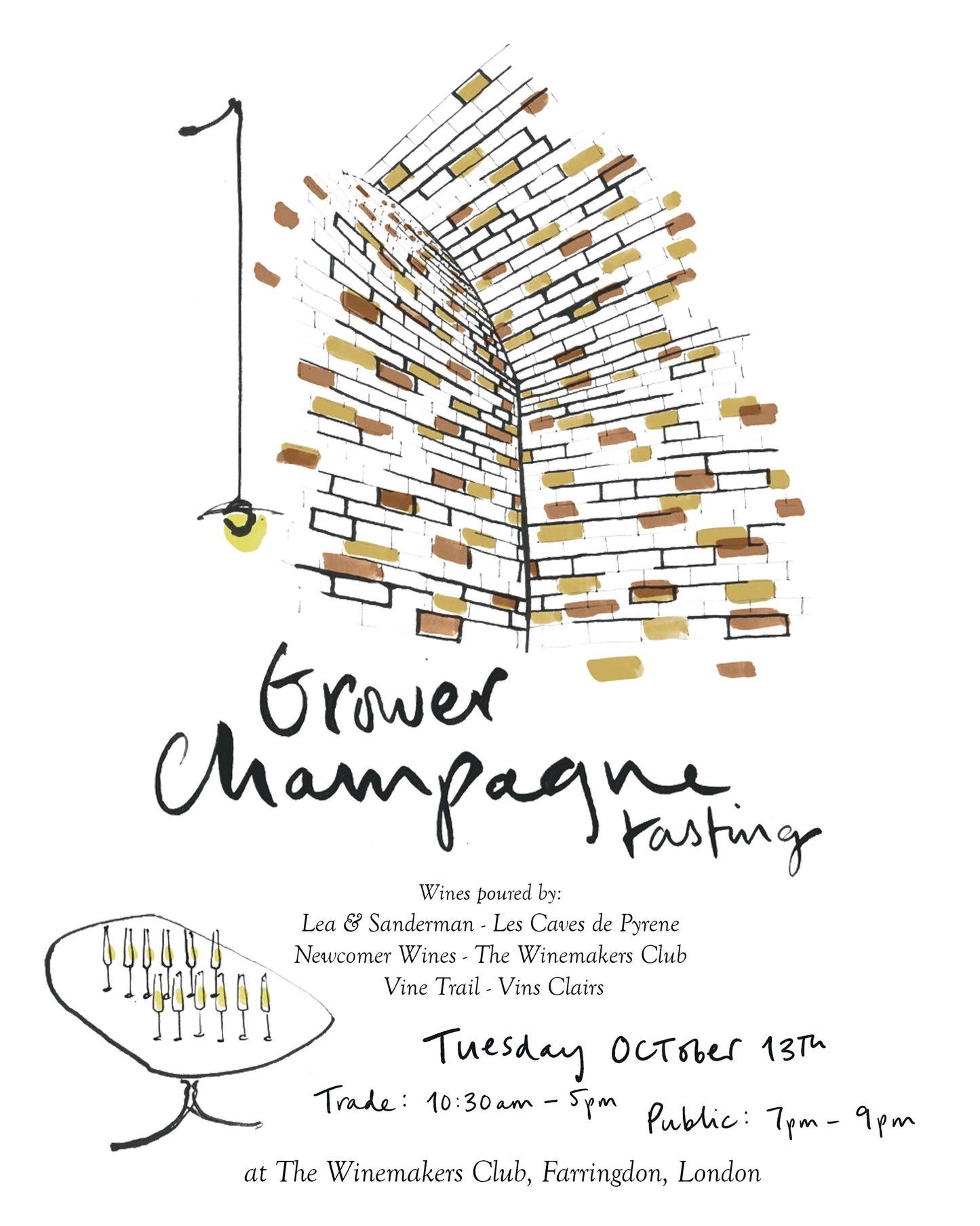 1 x Growers Champagne Tasting Ticket 13th Oct