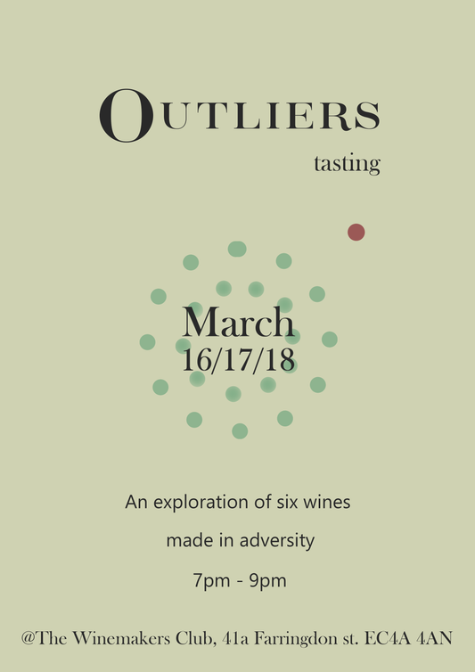 Outliers Wine Tasting Tuesday 17th March x 1