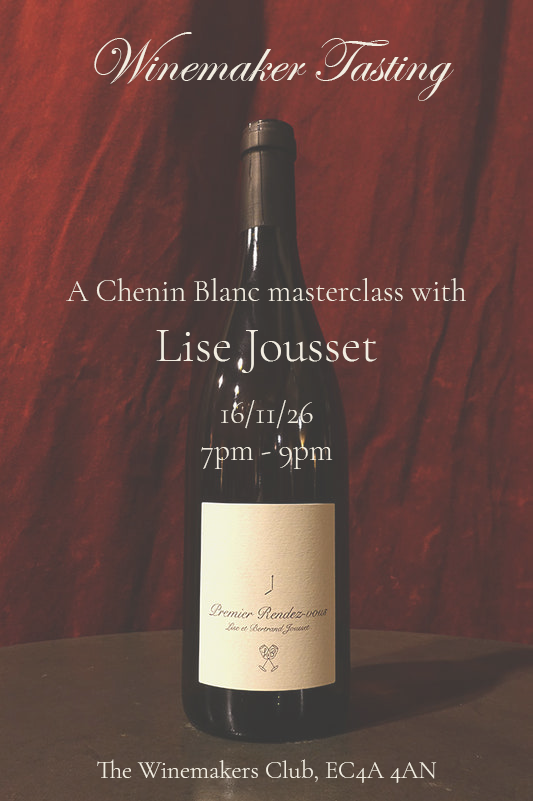 1 x ticket - Chenin Masterclass with Lise Jousset